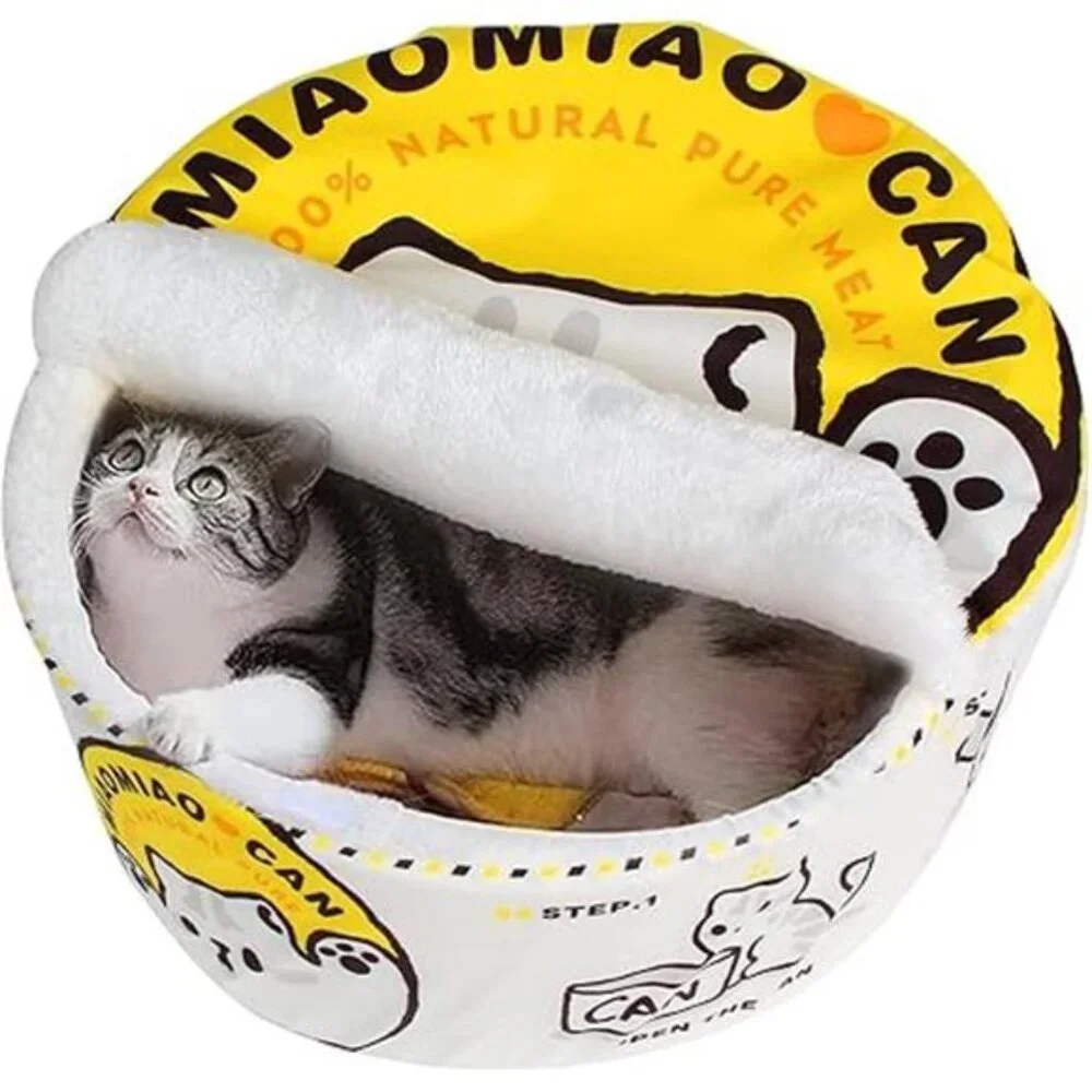 Ramen Noodle Dog Bed Cat Bed Small Medium Large Pets Warm Soft Washable Nest